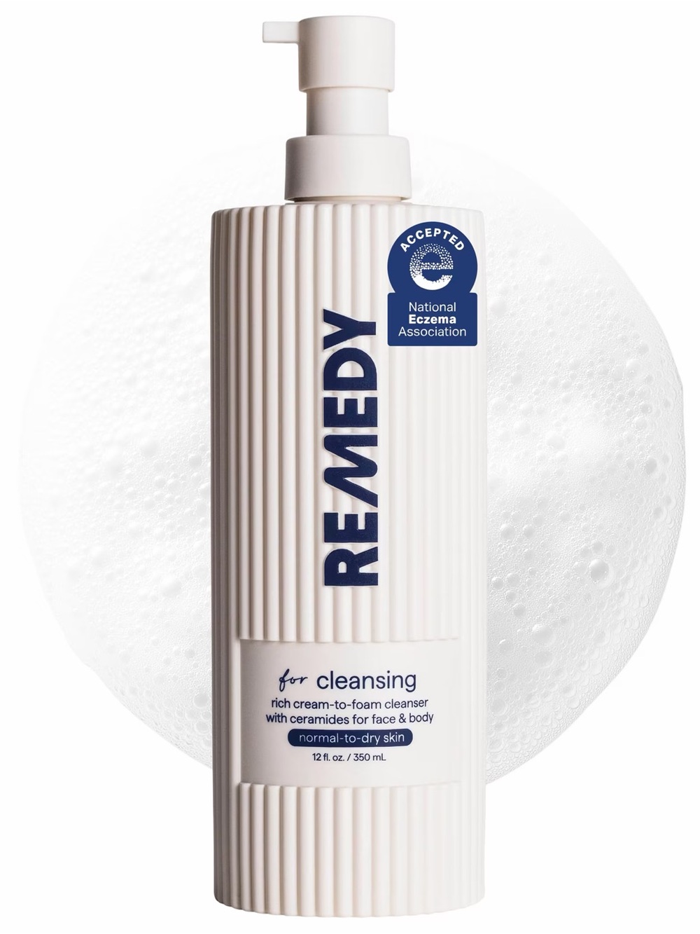 Remedy Skin Gentle & Hydrating Cream-to-Foam Cleanser with Ceramides